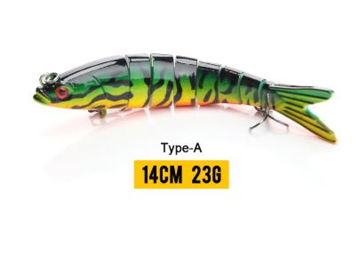 artificial fish lure VTAVTA 14cm 23g Sinking Wobblers Fishing Lures Jointed Crankbait Swimb – theherofishing