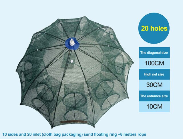 4/6/8/10/12/16/20 Holes Fishing Net – theherofishing
