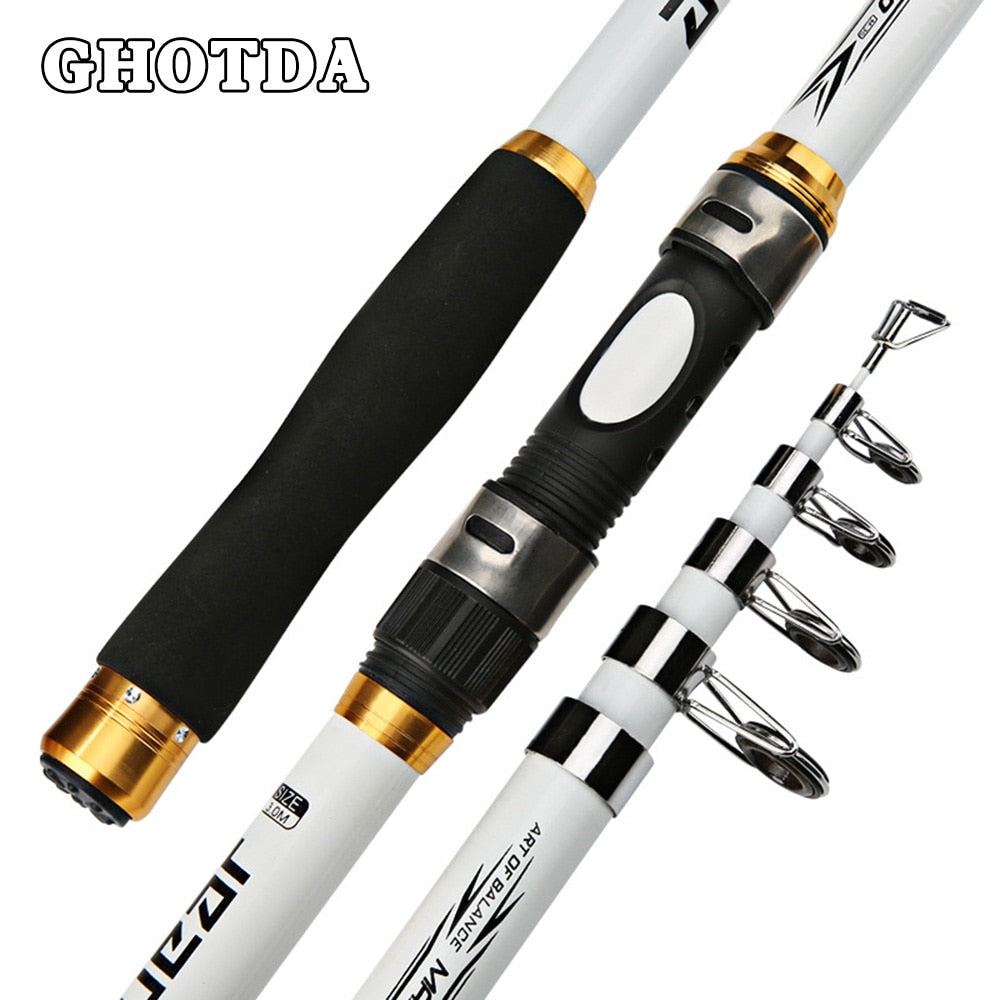 cheap carp fishing pole HEXEH Poles Fishing Rod 6-7 Sections Carbon Fiber Spinning Fishing Rod Travel Fishing Fishing Tackle 3.0M-3.6M Fishing Rod and Reel Combos (Size : 3.0m) : Sports & Outdoors Even When You Get Several Sougayilang Carp Fishing Rod Porable